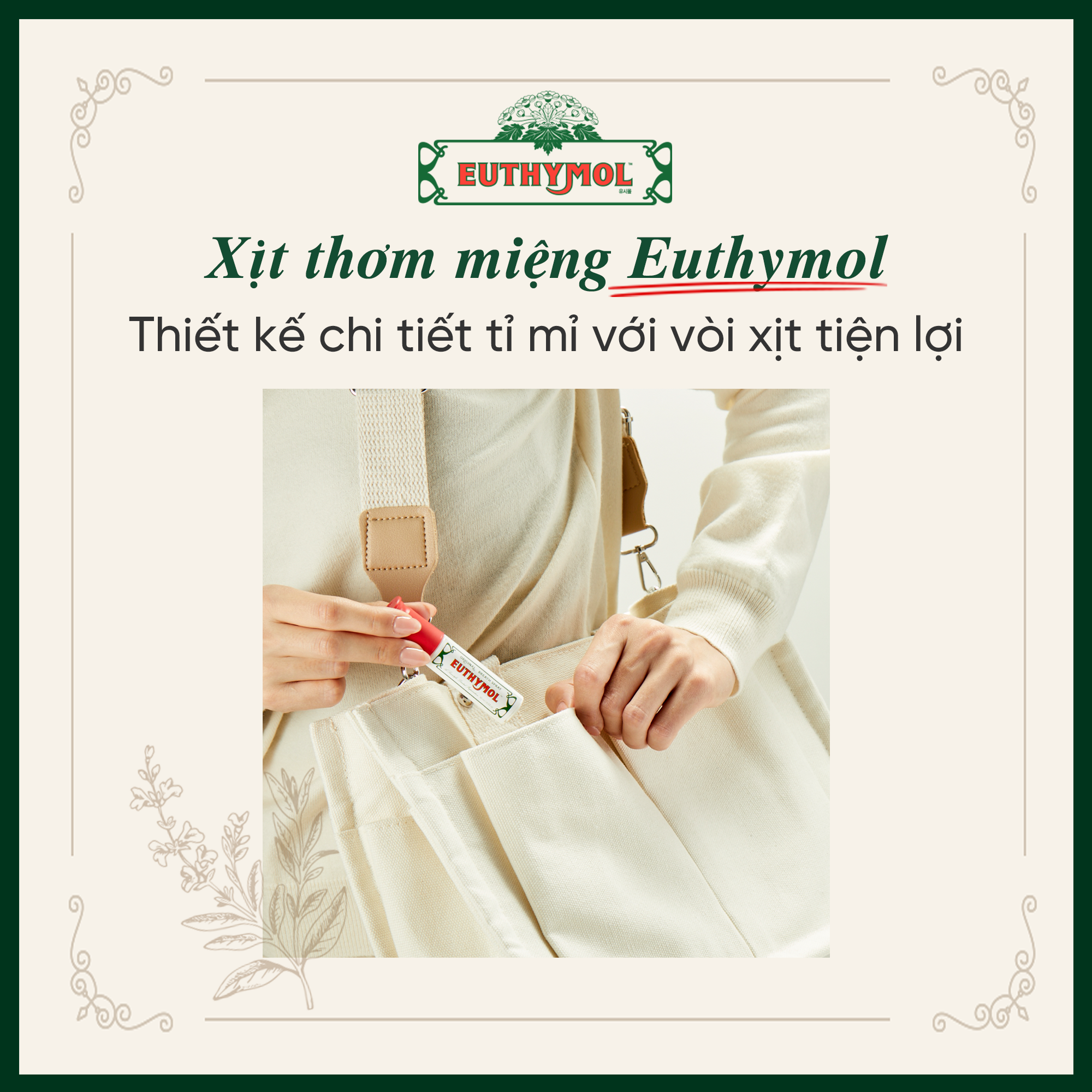 Xịt thơm miệng Euthymol Breath Spray 10ml